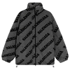 발렌시*가 BALENCIAGA 로고 퍼 자켓