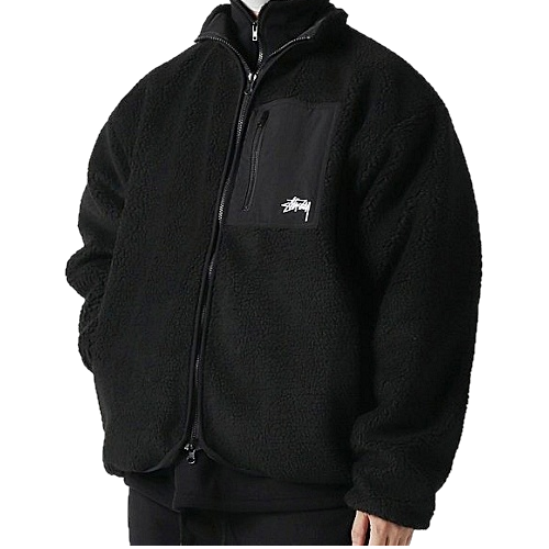 스투시 STUSSY 쉐르파 리버시블 자켓
