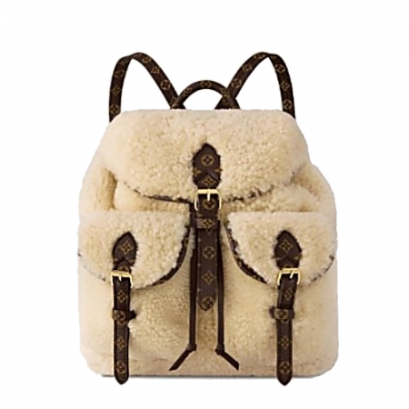 LOUIS VUI*TON LV 스키 백팩 크렘/브라운