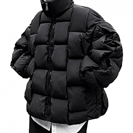 BOTTEGA VENETA 퀼티드 다미에 패딩자켓