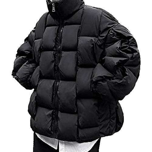 BOTTEGA VENETA 퀼티드 다미에 패딩자켓