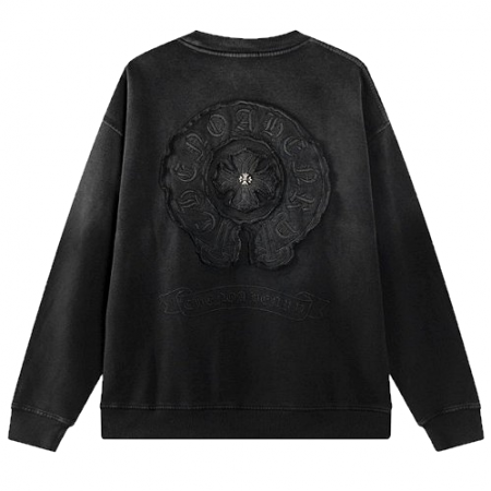 크롬*츠 Chrome hearts 다이드 패치드 스웻셔츠