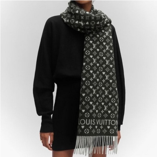 LOUIS VUITT*N 리버서블 게임 온 양면스카프