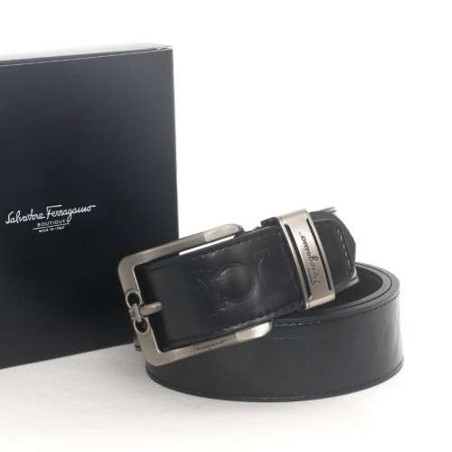 FERRAGA*O  로고장식 스틸핀 벨트