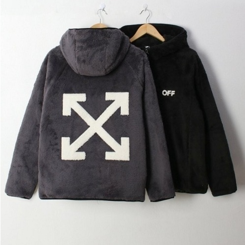 OFF WHI*E 엠보퍼패딩 점퍼