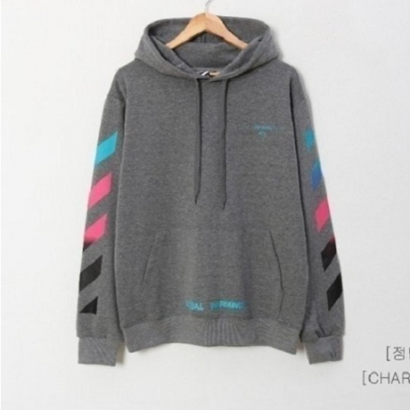 OFF WHI*E 그라데이션후드 (기모)