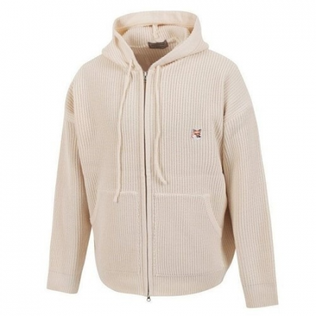 메종키*네 MAISON KITSUNE 하찌후드 집업니트