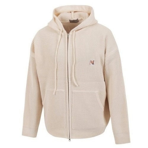 메종키*네 MAISON KITSUNE 하찌후드 집업니트