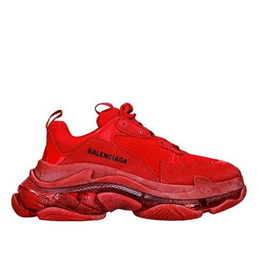 BALENCIAGA  트리플에스 클리어솔 레드 541624W09O16500