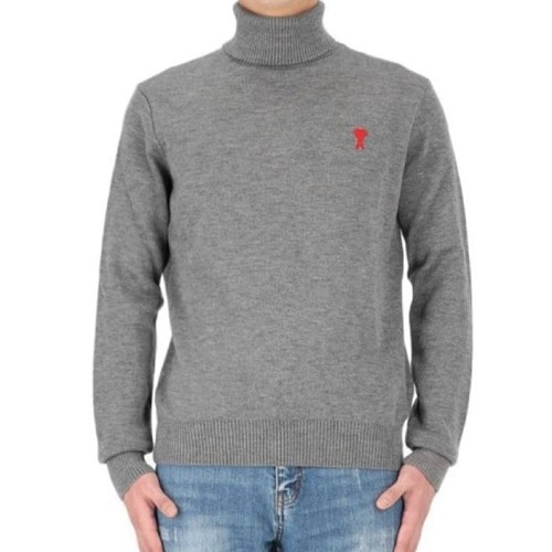 A*I 하트 로고 메리노 울 터틀넥 니트 (5063)