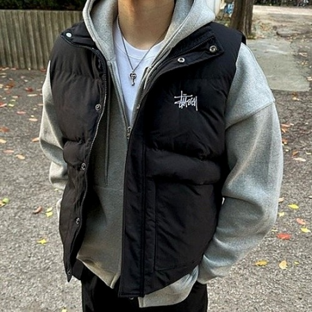 스투시 STUSSY 체스트 조끼패딩