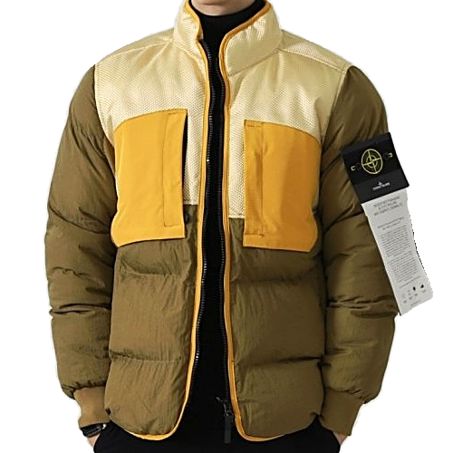 STONE ISLAND 루마니아 와펜패치 파나마 패딩