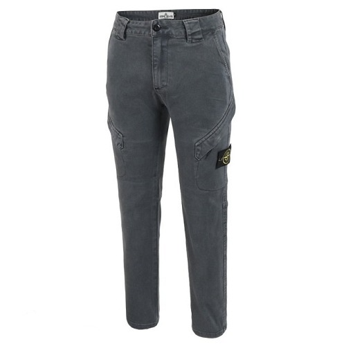 STONE ISLA*D 사선포켓 슬림일자 팬츠