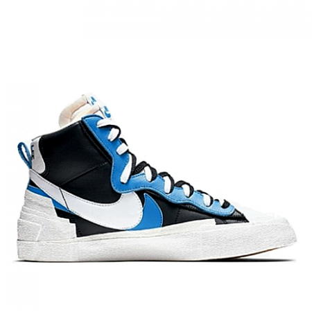 NIKE X 사카이 블레이저 미드 화이트 블랙 레전드 블루 BV0072-001