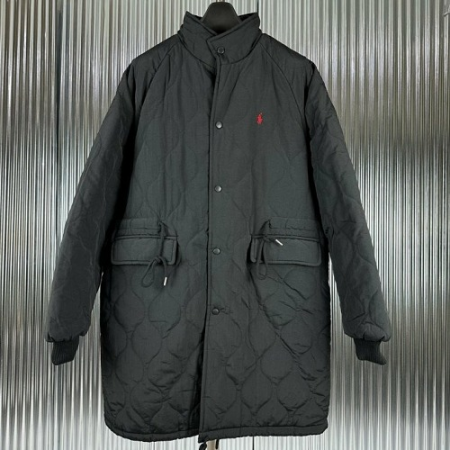 폴로 랄프*렌 누빔 롱 코트 패딩 자켓