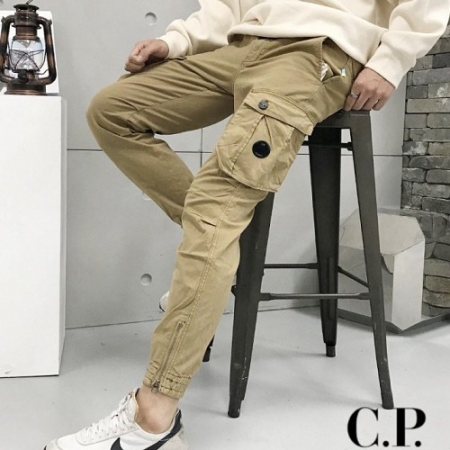 C.P컴*니 렌즈와펜 사파리 포켓 지퍼 카고 조거 팬츠