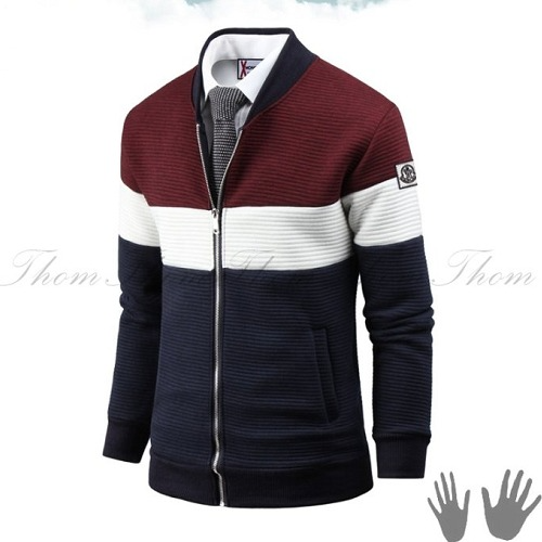 MONCL*R 감마블루 엠보단가라 집업