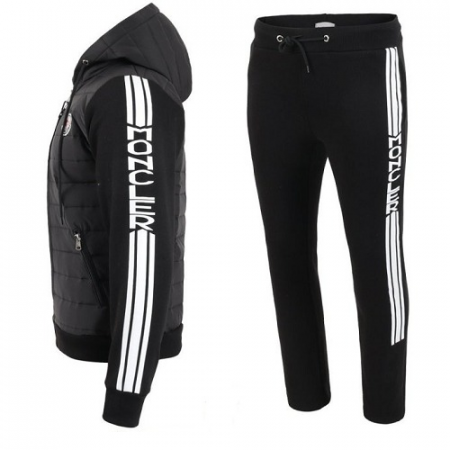 MONCL*R 로고 나염 패딩 집업 트레이닝세트