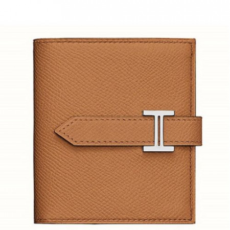 에르메스 WCW1 베안 미니 여성 지갑 골드