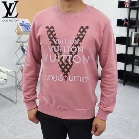 LOUIS VUITT*N V모노그램 피그먼트 기모 맨투맨