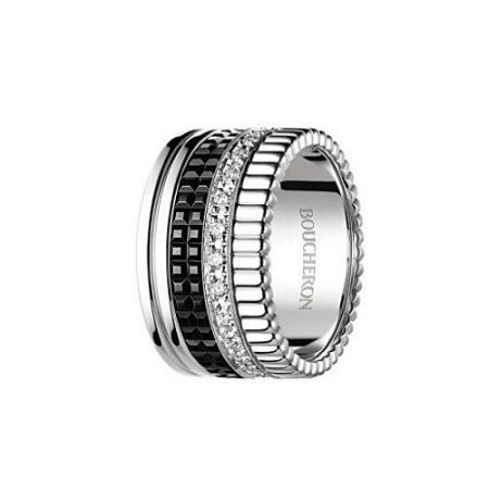부쉐론 Boucheron 콰트로 블랙 에디션 라지 링