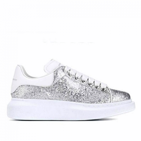 알렉산더맥퀸 오버솔스니커즈메탈실버 558943 WHUT1 8113