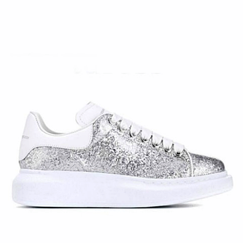 알렉산더맥퀸 오버솔스니커즈메탈실버 558943 WHUT1 8113