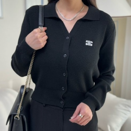 CELI*E 캐시미어 카라가디건