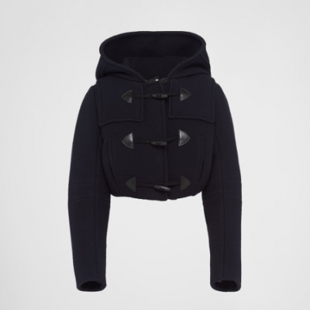 PRA*A 크롭 더플 재킷