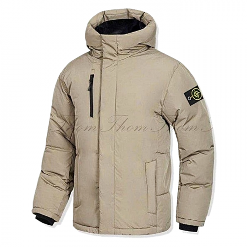 STONE ISLAND 더블 락 후드 패딩 점퍼