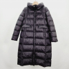 MONCL*R 후드 롱 구스 패딩점퍼