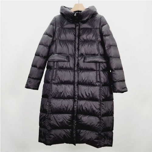 MONCL*R 후드 롱 구스 패딩점퍼