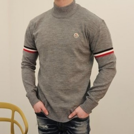 MONCL*R 와펜 암밴드 반폴라 니트 (신상)