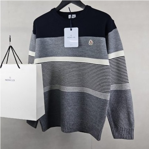 MONCL*R 와펜 스트라이프 니트 (신상)