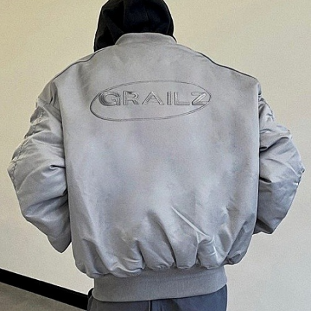그레일즈 GRAILZ 오발로고드 봄버 자켓