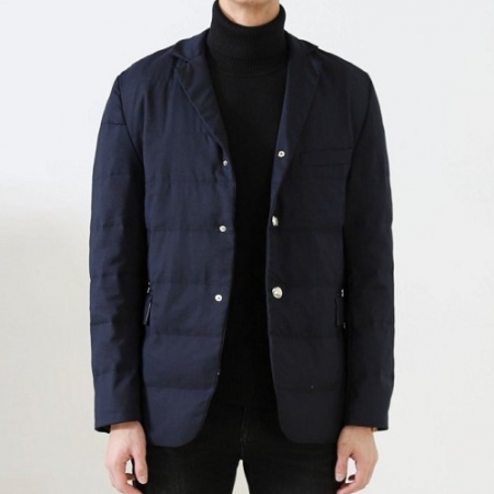 MONCL*R 수입고급 남성 감마블루 덕다운 블레이져 자켓