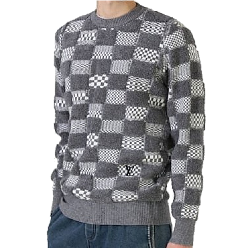 LOUIS VUITTON 모노테리 짜임 라운드 스웨터