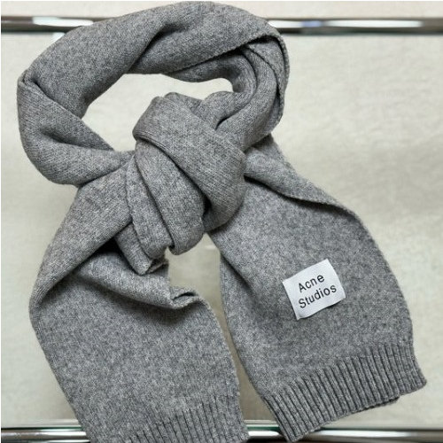 AC*E 화이트탭 니트머플러 (수입고급)