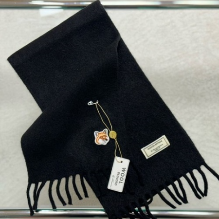 메종키*네 폭스헤드 울 머플러 (수입고급)