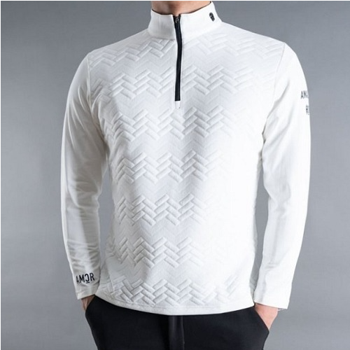 어메이징*리 하프넥 집업 티셔츠