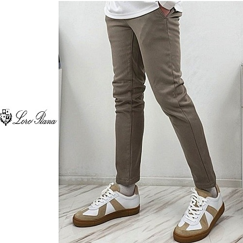 로로피아나 Loro Piana 사틴 기모 코튼 팬츠