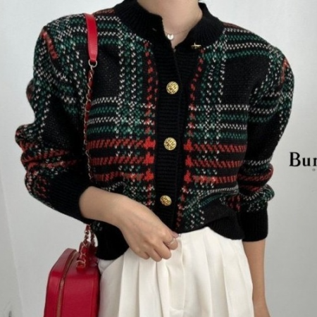 BURBER*Y 금장 체크CD