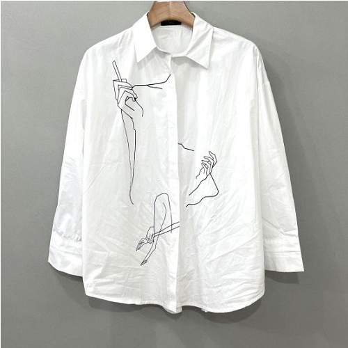 GIVENC*Y 필미 스케치 셔츠