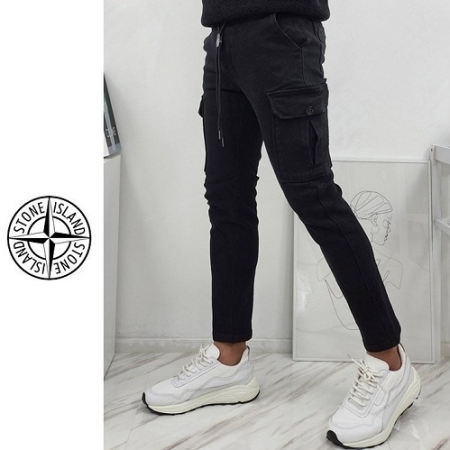 스톤아일*드 기모 로열백 카고 팬츠 [고급]