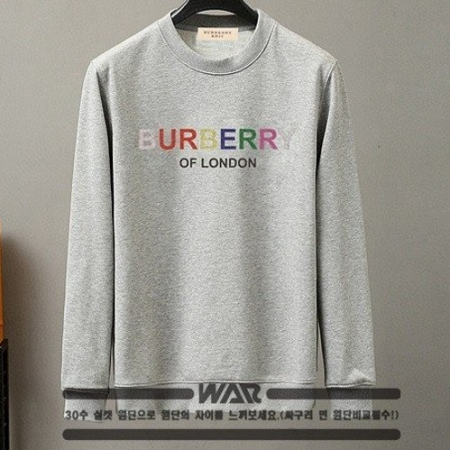 BURBER*Y 레인보우 레터링 밍크양기모 티셔츠