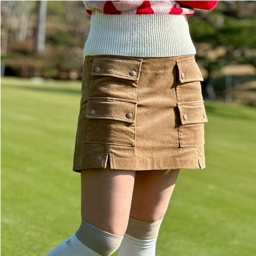지*어 코듀로이 스커트 (WOMEN)