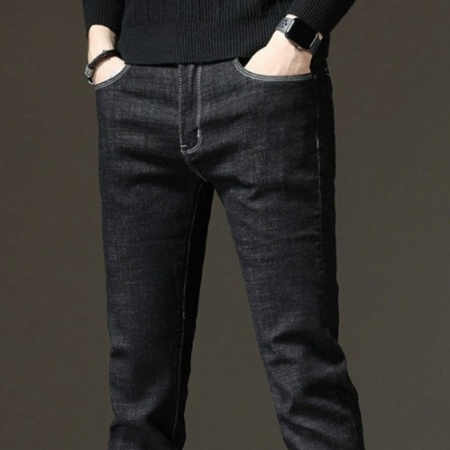 BOTTEGA VENE*A 엠보로고 워싱 스판 데님진