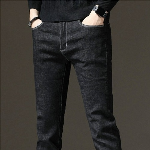 BOTTEGA VENE*A 엠보로고 워싱 스판 데님진