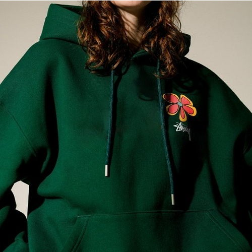 스*시 플라워드로잉 후드티