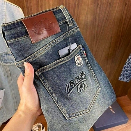 몽클*어 MONCLER 포켓로고 스판 데님